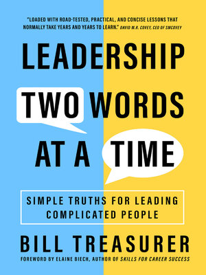 cover image of Leadership Two Words at a Time